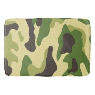 Camouflage Bath Mat
