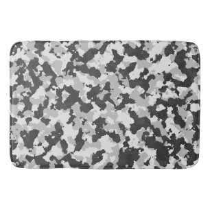 camouflage bath mat