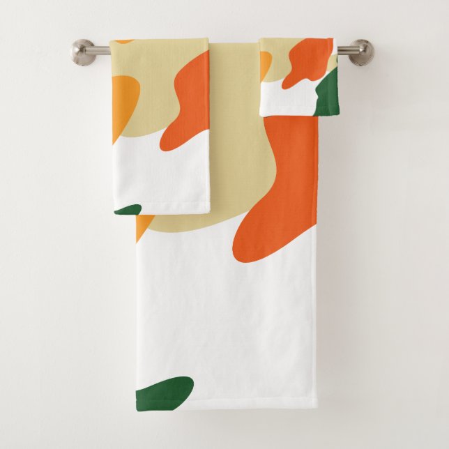 camouflage bath towel set (Insitu)