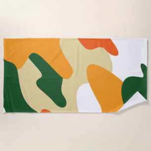 camouflage beach towel