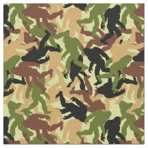 Camouflage Bigfoot Sasquatch Camo Pattern