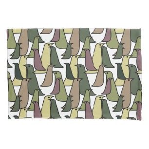 Camouflage Birds Pillowcase