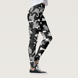 camouflage black leggings