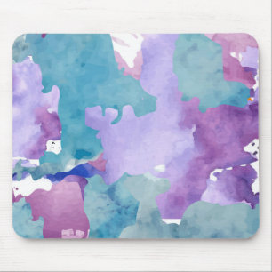 Camouflage Blue Mouse Mat