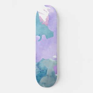 Camouflage Blue Skateboard