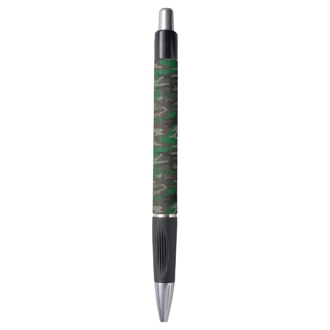 Camouflage Brown Green Grey Pattern (Front Vertical)