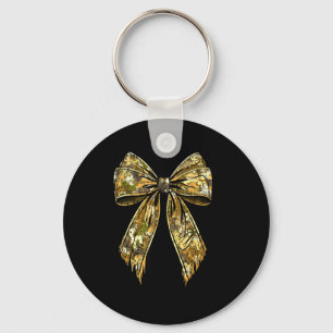 Camouflage Camo Bow Hunting Girl  Key Ring