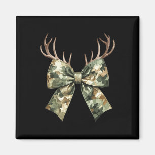 Camouflage Camo Coquette Bow Hunting Deer Hunter W Magnet