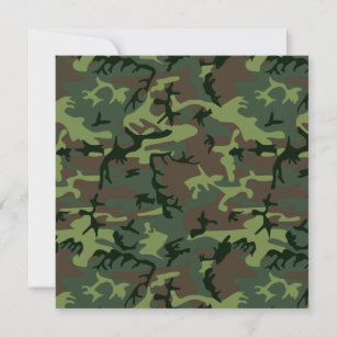 Camouflage Camo Green Brown Pattern