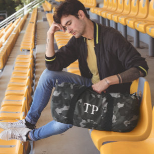 Camouflage Camo Monogram Personalised  Duffle Bag
