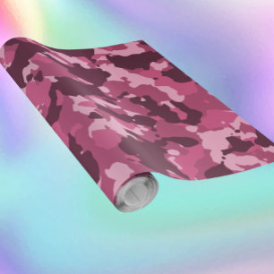 Camouflage Camo Pink Military  Wrapping Paper