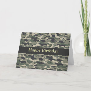 Camouflage Card