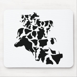 Camouflage cattle mouse mat