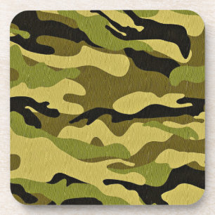 camouflage coaster