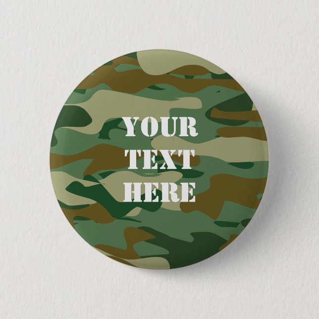 Camouflage colour pattern design buttons | Camo (Front)