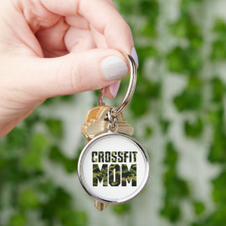 Camouflage CrossFit Champion Mum Key Chain