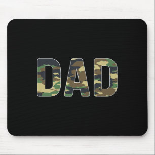 Camouflage Dad Fathers Day Mouse Mat