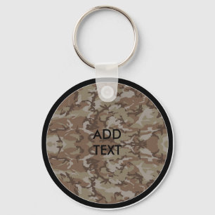Camouflage Desert Key Ring