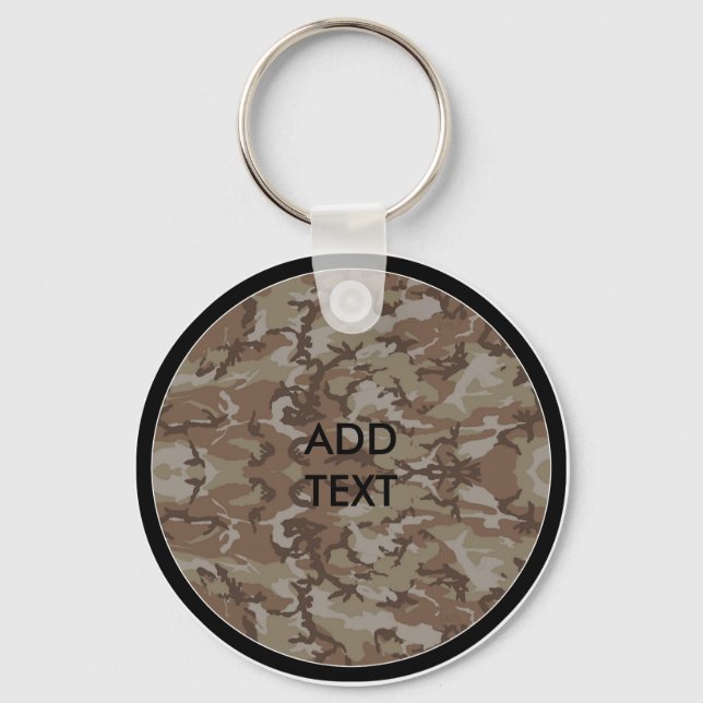 Camouflage Desert Key Ring (Front)