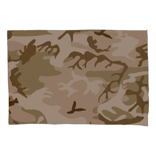 Camouflage Desert Sand Pillowcase (Front)