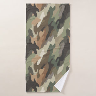 Camouflage Design Stylish Soft Bath Towel