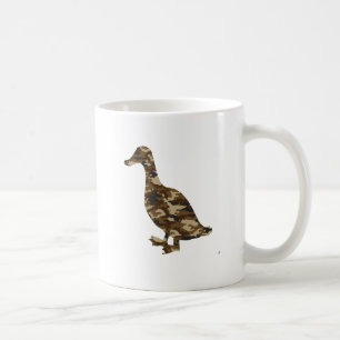Camouflage Duck Silhouette Coffee Mug