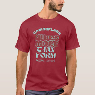 Camouflage Expo Scout Design T-Shirt