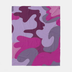Camouflage  fleece blanket