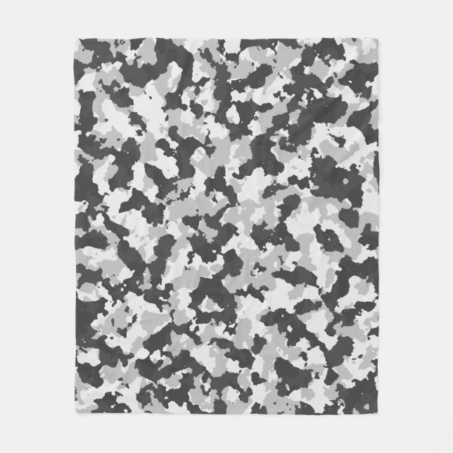 camouflage fleece blanket (Front)