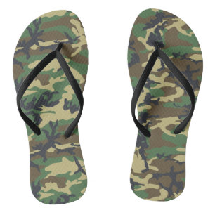 Camouflage Flip Flops for Women