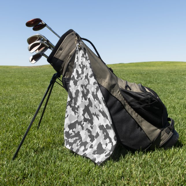camouflage golf towel (Green)