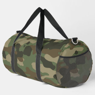Camouflage Green Camo Army Pattern Duffle Bag