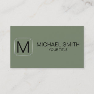 Camouflage green colour background business card