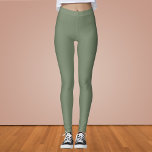 Camouflage Green Solid Colour Leggings<br><div class="desc">Camouflage Green Solid Colour</div>