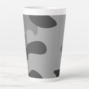 Camouflage Grey Accessories Latte Mug