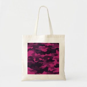 Camouflage hexagonal, military texture background tote bag
