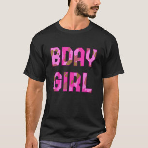 Camouflage Hunter Bday Girl Pink Camo Huntress Bir T-Shirt