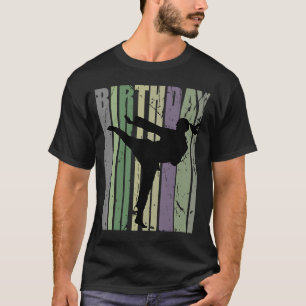 Camouflage Karate Daughter Girl Birthday Happy Cam T-Shirt