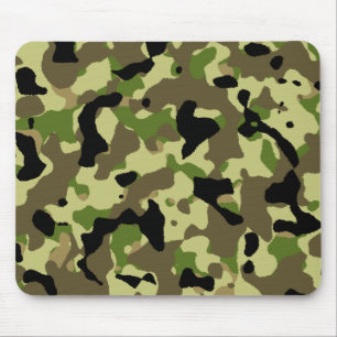 Camouflage Khaki Commando Camo Game Mousepad