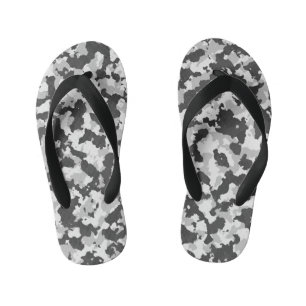 camouflage kid's flip flops