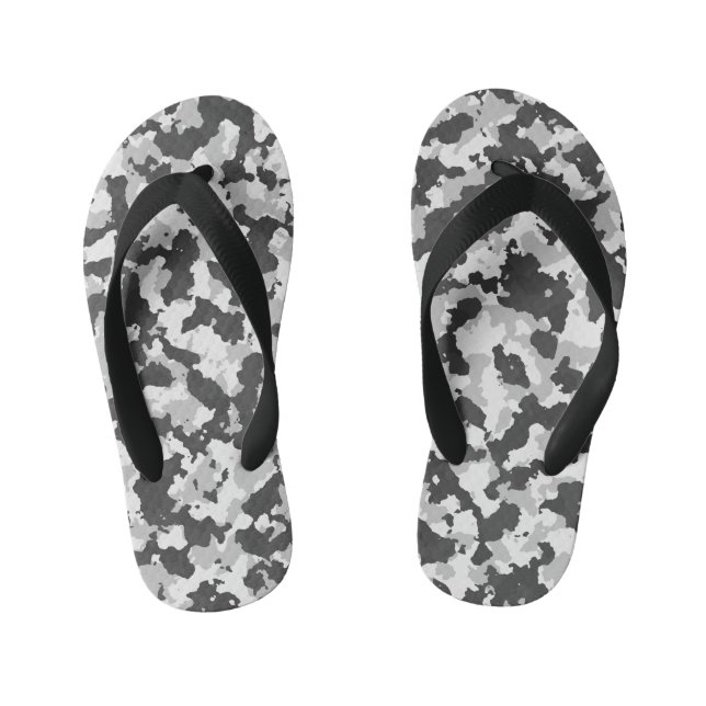 camouflage kid's flip flops (Footbed)