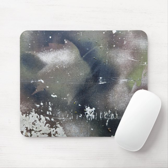 Camouflage Leaf Pattern Mouse Mat (With Mouse)