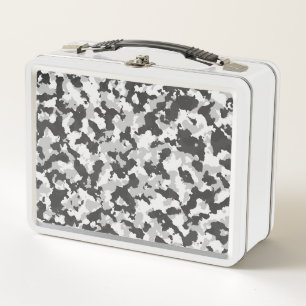 camouflage metal lunch box