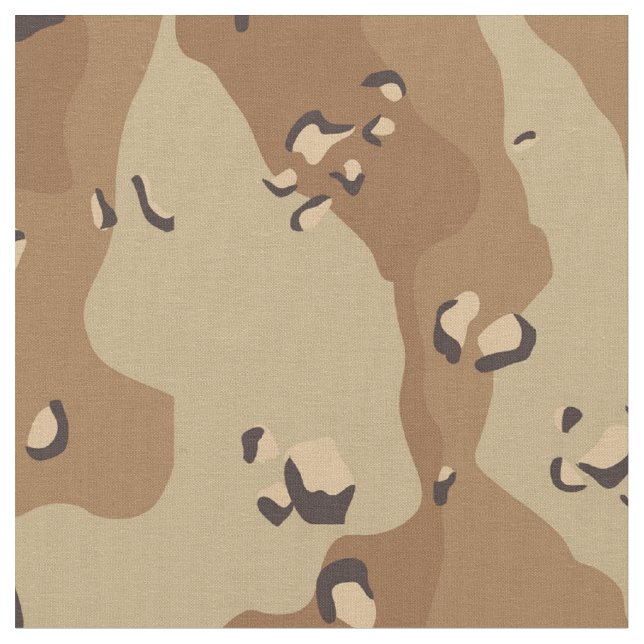 Camouflage Military Desert Fabric (Close Up)