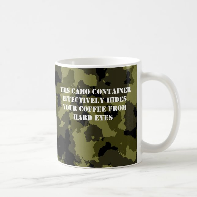 Camouflage Military Style Coffee Container Coffee Mug (Right)