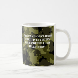 Camouflage Military Style Coffee Container Mug
