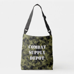 Camouflage military style crossbody bag