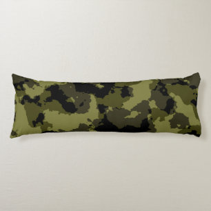 Camouflage military style pattern body cushion