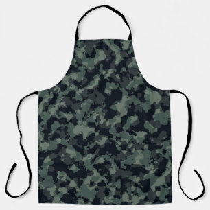 Camouflage military texture apron