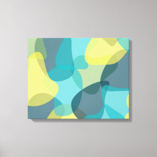Camouflage, modern, cool, trendy, urban geometric canvas print
